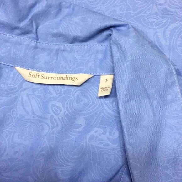 Soft Surroundings blue tunic. NWOT - Picture 8 of 9